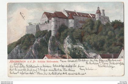 Hellenstein, Heidenheim old postcard posted 1915 Heidenheim to Vinkovci b210220