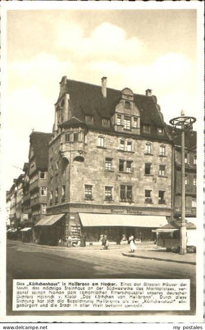 70098974 Heilbronn Neckar Heilbronn Kaethchenhaus   Heilbronn