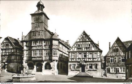 70104004 Heppenheim Bergstrasse Heppenheim Marktplatz Rathaus