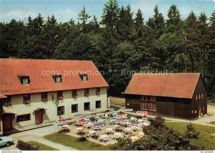 74025822 Lettgenbrunn Jossgrund Main-Kinzig-Kreis Hessen Jagdhaus Horst Gasthaus