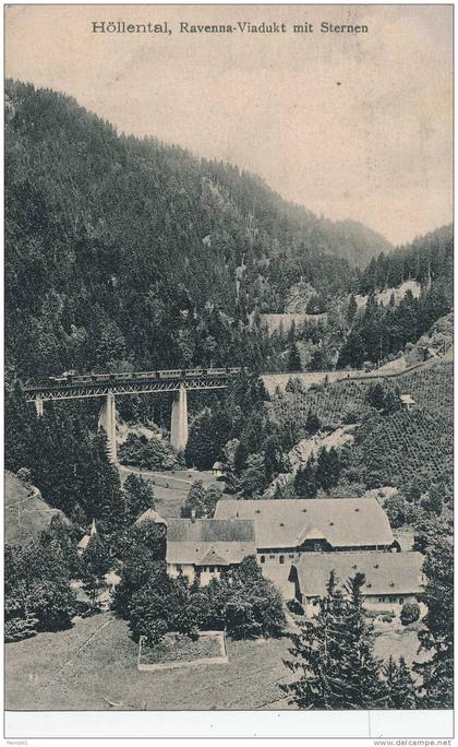 ALLEMAGNE - HÖLLENTAL, Ravennaviadukt mit Sternen