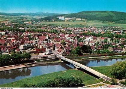 73031945 Hoexter Weser Fliegeraufnahme Weserbergklinik Hoexter