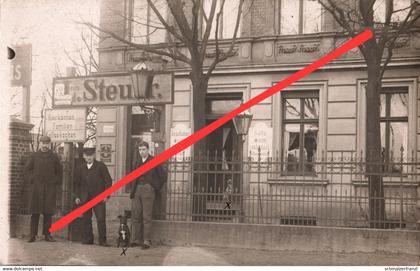 Foto AK Berlin Wilhelmsberg ? Gasthof Restaurant Louis Steuer a Hohenschönhausen Lichtenberg Friedrichshain Dresden ?