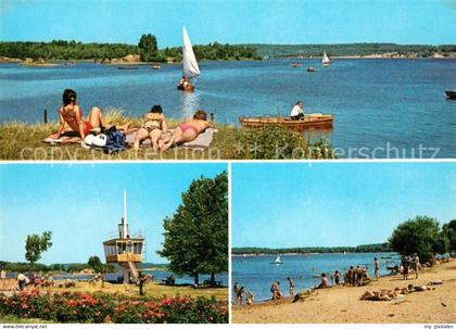 73082864 Hoyerswerda Badestrand Knappensee Wachturm