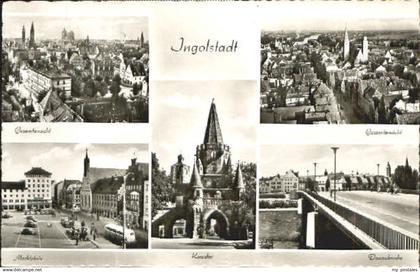 70084947 Ingolstadt Donau Ingolstadt Bruecke Marktplatz x 1955