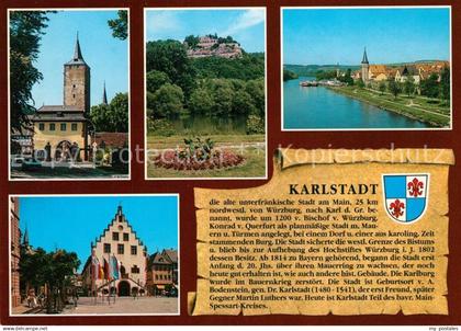 73197698 Karlstadt Main Burgruine Karlstadt Main