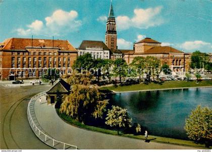 73813781 Kiel Kleiner Kiel mit Rathaus