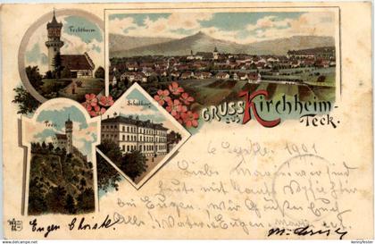 Gruss aus Kirchheim-Teck - Litho