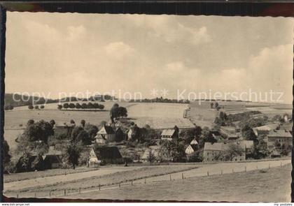 Klingenberg Sachsen Blick auf das Dorf