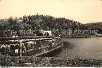 Klingenberg Sachsen Talsperre Stausee Sperrmauer