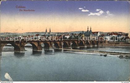 72330450 Coblenz Koblenz Moselbruecke Koblenz