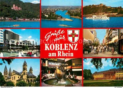 72870236 Koblenz Rhein Schloss Brunnen  Koblenz