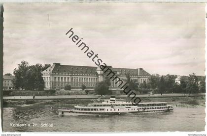 Koblenz - Fahrgastschiff Rheinland -  Foto-Ansichtskarte - Verlag Albert Nonn Koblenz