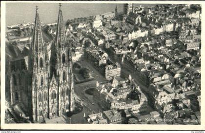 70103767 Koeln Rhein Koeln Fliegeraufnahme x 1941 Koeln Rhein