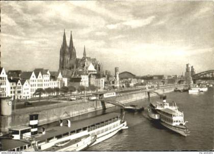 70111498 Koeln Rhein Koeln  ungelaufen ca. 1965 Koeln Rhein