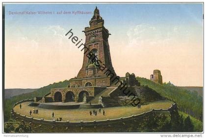 Denkmal Kaiser Wilhelm I. auf dem Kyffhäuser - Verlag Louis Glaser Leipzig