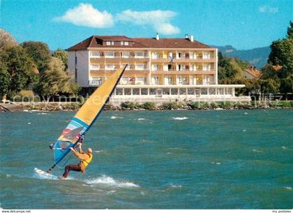 43148158 Langenargen Bodensee Hotel Seeterrasse Windsurfer Langenargen