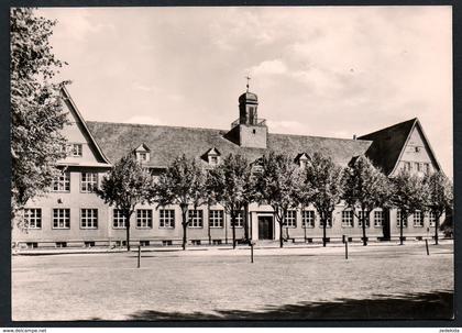 A4210 - alte Foto Ansichtskarte - Laubusch Kr. Hoyerswerda - Polytechnische Oberschule Schule - Darr