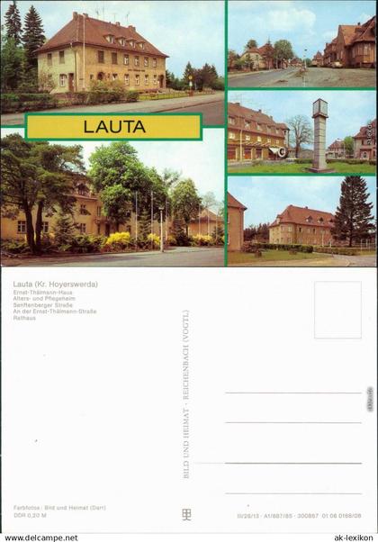 Lauta Ernst-Thälmann-Haus, Pflegeheim, Senftenberger Straße, Rathaus 1986