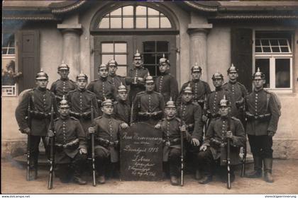 ! 1915 alte Fotokarte Löbau, Sachsen, photo, Militär, Soldaten