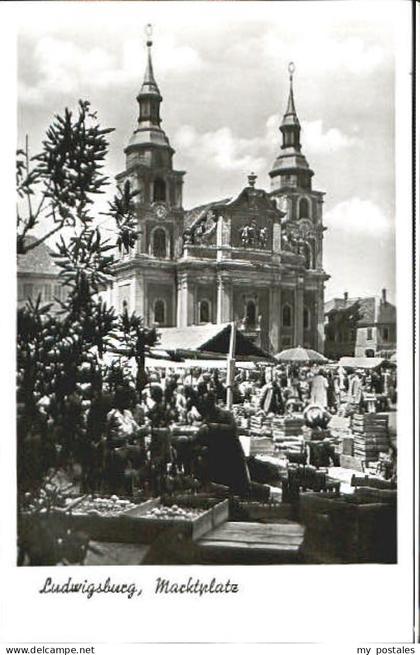 70098896 Ludwigsburg Ludwigsburg Marktplatz Ludwigsburg