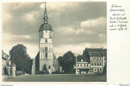 Germany Lubben(Spreewald) Markt mit Paul Gerhardt Kirche