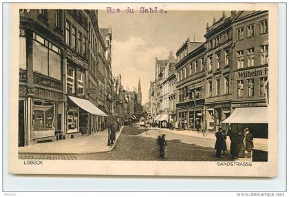 LÜBECK - Sandstrasse. rue du sable.