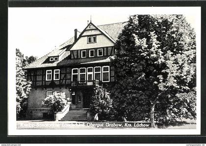 AK Grabow /Lüchow, Kneipp-Sanatorium Landschloss Obergut