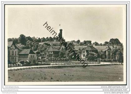 Lütjenburg - Blick auf den Vogelberg und Bismarckturm - Foto-AK