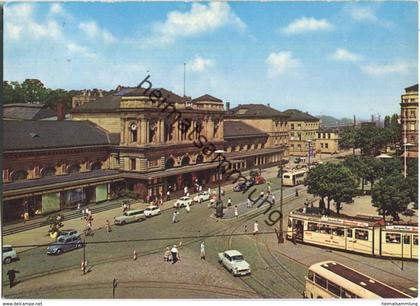 Mainz - Hauptbahnhof - Strassenbahn - Verlag Horst Ziethen Frechen