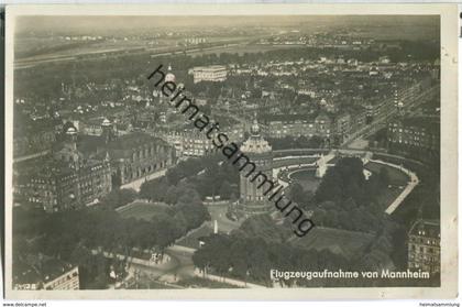 Mannheim - Fliegeraufnahme - Verlag Badisch-Pfälzische Luft-Hansa AG Mannheim