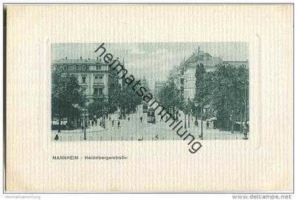 Mannheim - Heidelbergerstraße - Verlag Adolf Bauer Mannheim