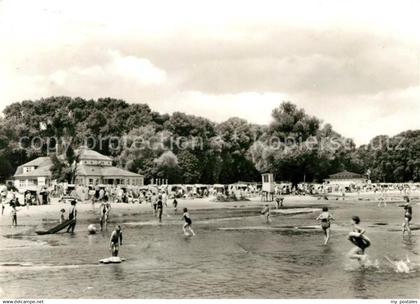 73108771 Ueckermuende Mecklenburg Vorpommern Strandpartie Restaurant Ueckermuend