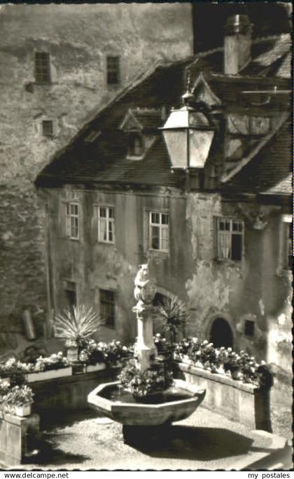 70081114 Meersburg Bodensee Meersburg Brunnen x 1957 Meersburg