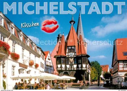 73238464 Michelstadt Altes Rathaus Kuesschen Michelstadt