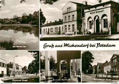 Michendorf Am Hartha See Bahnhof  Potsdamer Strasse Autobahn Raststaette Schmerb