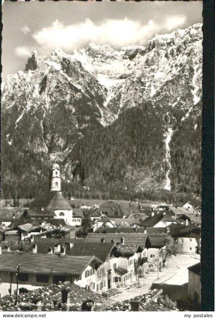 70098306 Mittenwald Bayern Mittenwald  x 1956 Mittenwald