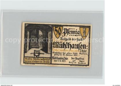 42454219 Muehlhausen Thueringen 50 Pfennig Muehlhausen