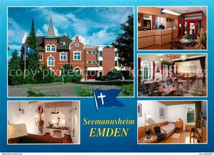 73155685 Emden Ostfriesland Seemannsheim Rezeption Gastraum Hauskapelle Emden Os