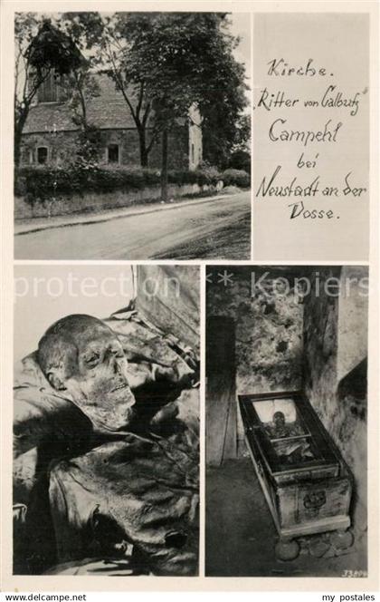 43369359 Neustadt Dosse Kirche Grab Ritter von Calbutz Campehl