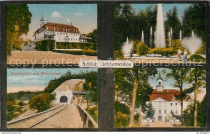 42985951 Niederwiesa Schloss Lichtenwalde Bahnviadukt Brunnen