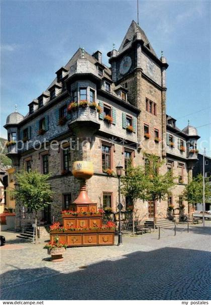 73176636 Oberwesel Rhein Rathaus Oberwesel Rhein