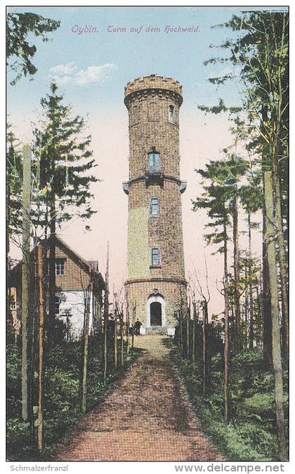 AK Hochwald Aussichtsturm Turm Baude Gasthof bei Oybin Hain Lückendorf Petersdorf Krombach Jonsdorf Hartau Zittau