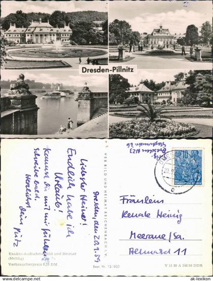 Ansichtskarte Pillnitz Schloss Pillnitz 1959