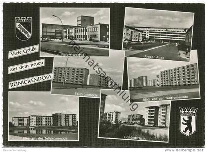 Berlin-Reinickendorf - Tellpromenade - Holländerstrasse - Aroser Allee  - Foto-AK Grossformat