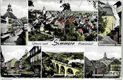 70631468 Simmern Hunsrueck Simmern Hunsrueck Marktplatz Schlossplatz Schlossstra