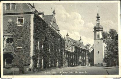 70096665 Riesa Sachsen Riesa Rathaus Kirche x 1938