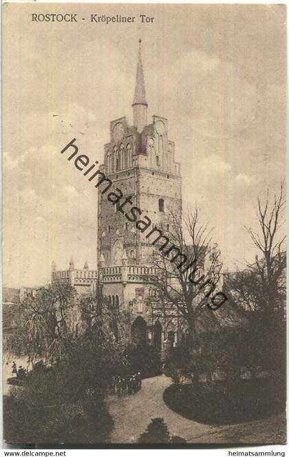 Rostock - Kröpeliner Tor - Verlag Richard Beckmann Rostock