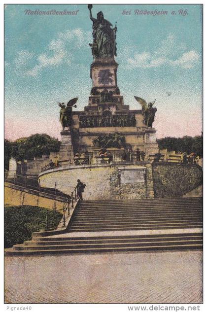 cp , ALLEMAGNE , RÜDESHEIM a RH. , Nationaldenkmal