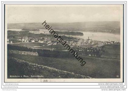 Rüdesheim - Zahnradbahn - Foto-AK